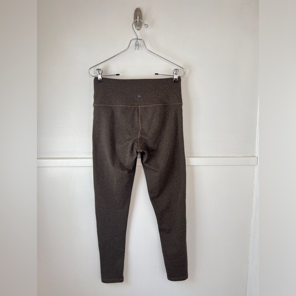 Prana Transform High Waist Legging in Camel Heather. - Picture 5 of 9